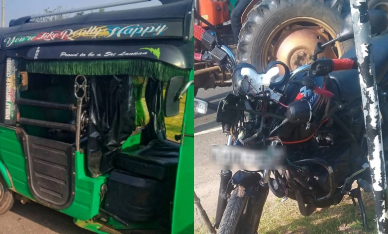 மாவடிவேம்பு பிரதான வீதியில் விபத்து! இருவருக்கு பலத்த காயம்/Accident on Mavadivembu main road! Two seriously injured