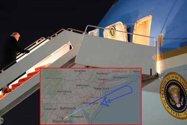 அமெரிக்க ஜனாதிபதி சென்ற விமானத்தில் திடீர் கோளாறு/Sudden malfunction on US President's plane