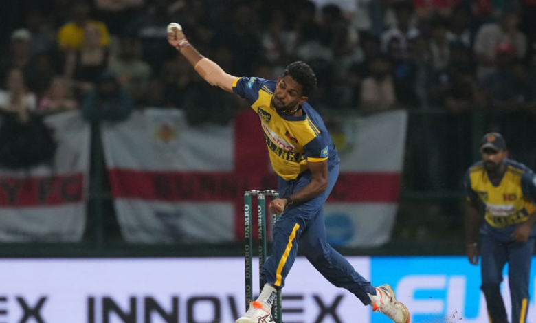 T20-உலகக் கிண்ணம்: களத்திலிருந்து வெளியேறிய பத்திரண 1 T20-உலகக் கிண்ணம்: களத்திலிருந்து வெளியேறிய பத்திரண/T20 World Cup: Pathirana leaves the field