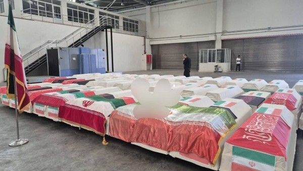 ஈரான் மாலுமிகளின் உடல்களை ஏற்றிச் சென்ற விசேட விமானம் புறப்பட்டது/Special plane carrying bodies of Iranian sailors leaves