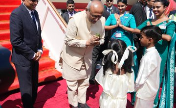 இந்திய துணை ஜனாதிபதி இலங்கை வருகை