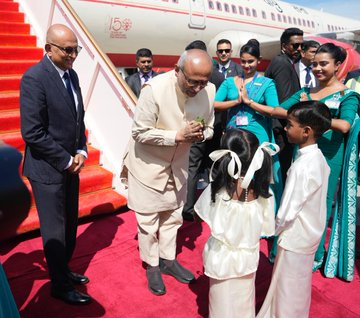 இந்திய துணை ஜனாதிபதி இலங்கை வருகை