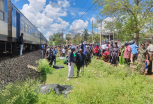 வவுனியாவில் முச்சக்கரவண்டியை மோதித்தள்ளிய ரயில்; பெண் பலி!!