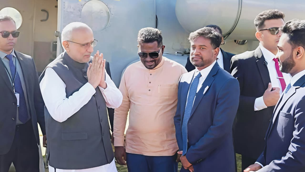 இந்திய துணை ஜனாதிபதி நுவரெலியா பயணம்