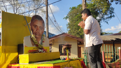 வவுனியாவில் அன்னை பூபதியின் திருவுருவப் படம் தாங்கிய ஊர்திக்கு மக்கள் அஞ்சலி