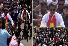 தேர்தல் பிரசாரத்தில் சைக்கிள் ஓடிய விஜய்: வைரலாகும் வீடியோ
